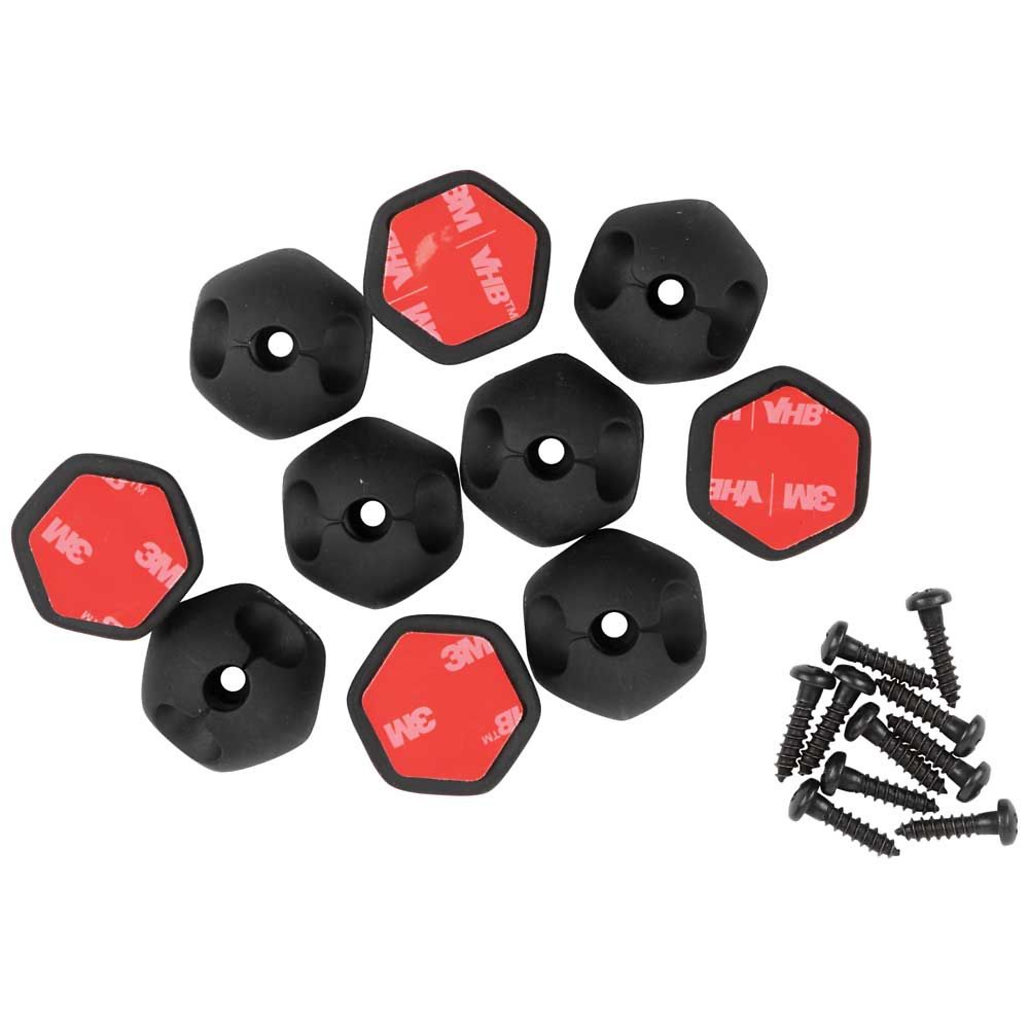 Klein Tools, Self-Adhesive Cable Mounting Clips, 1 Slot (10-Pac, Included (qty.) 10 Model# 450-400